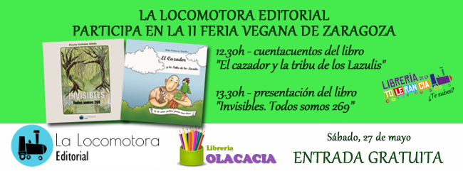 La Locomotora Editorial participa en la II Feria Vegana de Zaragoza